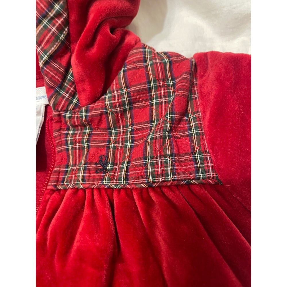 VTH Ralph Lauren Baby 1st Christmas Plaid Bunting Bag Hood Sleeper 0-6M Holiday - Picture 3 of 12